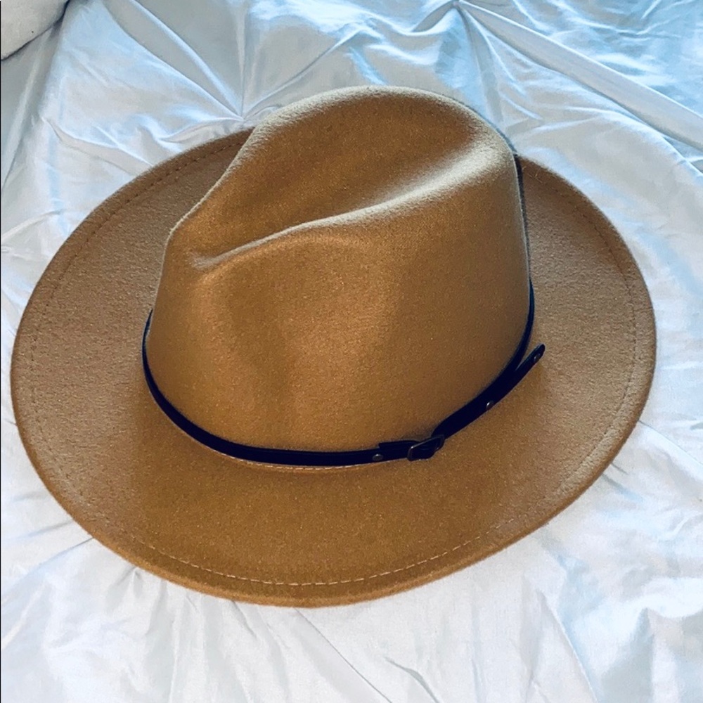 Womens Fedora Hat- TAN